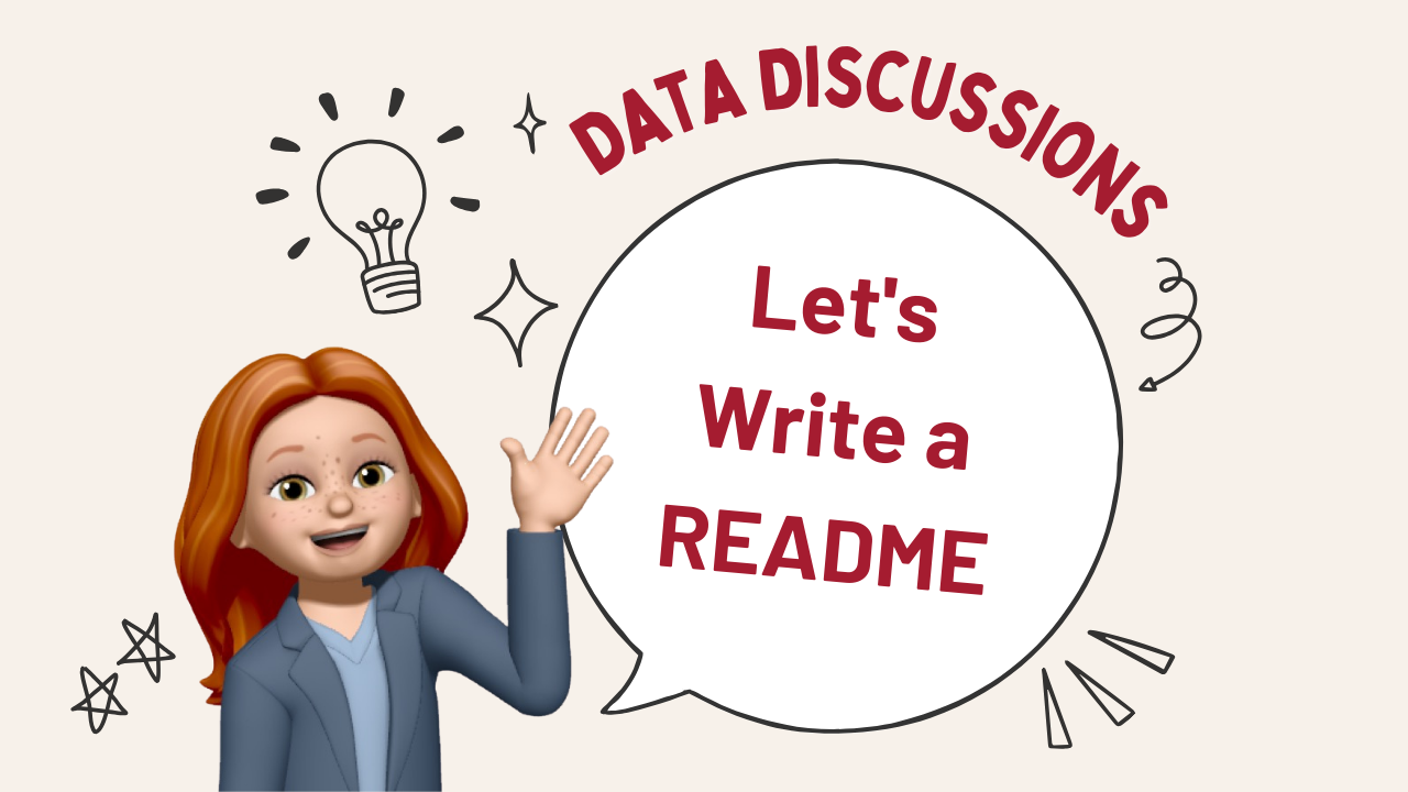 Data Discussion on README Files YouTube still