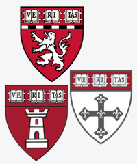 HMS, HSPH, and HSDM shields