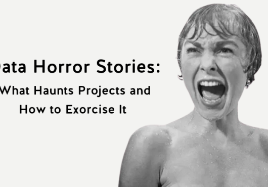 Woman screaming at Data Horror Stories: What Haunts Projects and How to Exorcise It.